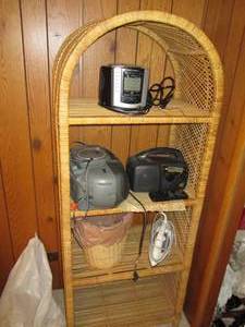 lot 38 image: Wicker Stand With Contents (Electro...