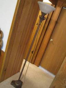 lot 81 image: 71 Antique Push Pedal Lamp...