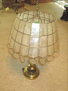 lot 113 image: Caprice Sea Shell Lamp...