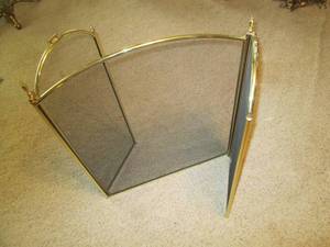 lot 112 image: Bi-Fold Fireplace Stand...