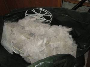 lot 145 image: White Art Christmas Tree In Bag Wit...
