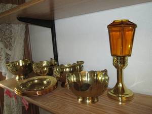 lot 146 image: Large Lot of Brass Items See Photo...