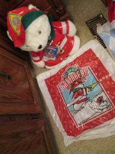 lot 169 image: 1996 Santa Bear in Bag...