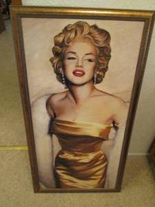 lot 182 image: Framed Marilyn Print 22.5 X 42 B...