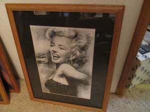 lot 184 image: Framed Marilyn Print BDRM...