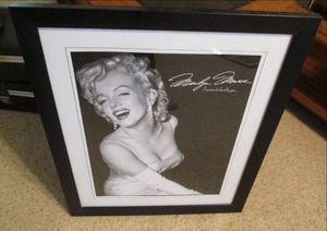 lot 188 image: 22 X 26 Framed Marilyn Print...