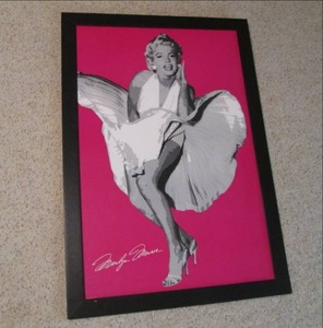 lot 192 image: 27.5 X 39.5 Framed Marilyn Monroe...