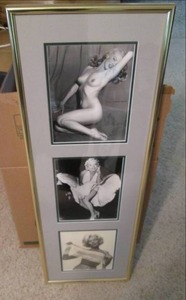 lot 200 image: 13 X 36.5 Framed Marilyn Monroe P...