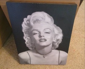 lot 207 image: 15 X 19 Canvas Print of Marilyn M...
