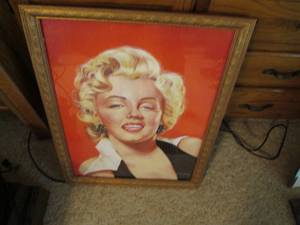 lot 208 image: 21 X 26 Framed Photo of Marilyn M...