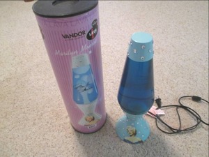 lot 216 image: Marilyn Monroe Lava Lamp (Blue) Ki...