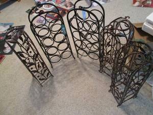 lot 230 image: Wine Bottle Racks 5pcs. Marilyn...