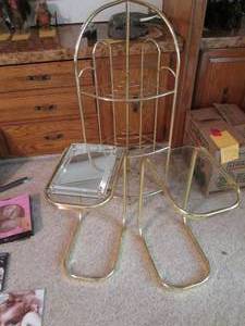 lot 231 image: Brass Corner Stand, Two Brass End T...