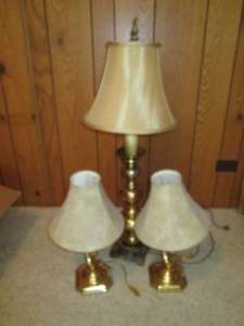 lot 50 image: (3) Table Lamps...