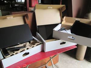 3 Dell Monitors as Pictured Powers...