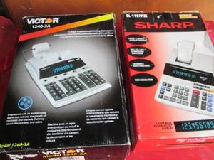 Victor & Sharp Adding Machine Y-PL...