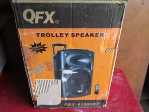 QFX Portable Speaker Powers On, Do...