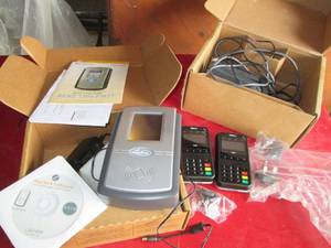 (3) Credit Card Scanners & (1) Lath...