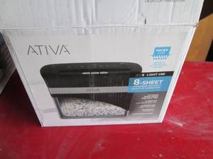 Ativa 8-Sheet Shredder Untested ...