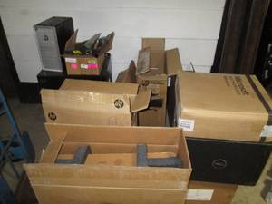 Pallet of PC Cases & Misc. PC Parts...