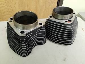 lot 196 image: Lot of (2) Motorcycle Engine Cylinders