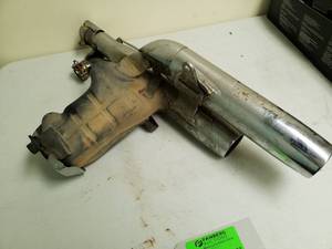 lot 204 image: Motorcycle Exhaust and Catalytic Converter Assembly