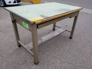lot 232 image: Metal Drafting Table