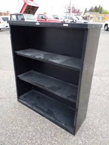lot 248 image: Metal Bookcase 3-shelf