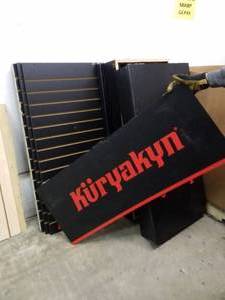 lot 252 image: Kuryakyn Miles Ahead Rolling Commercial Displays