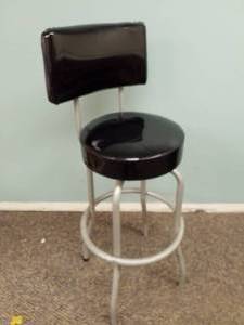 lot 258 image: Padded Bar Chair