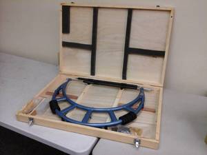 lot 94 image: Outside Micrometer 16-20in. .001 with Wood Case