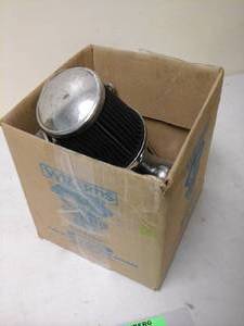 lot 115 image: Motorcycle Engine Air Intake Assembly with Open Air Filter