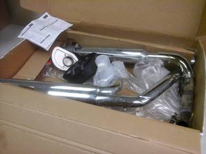 lot 160 image: Rinehart Racing 2009-2016 Harley-Davidson Classic True Dual Exhaust System Chrome with Black End Caps (4in), Installation Instructions