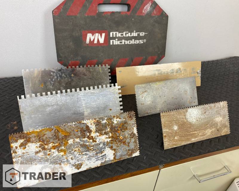 lot 144 image: Wall Tile and Flooring Trowels