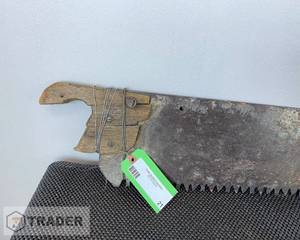 lot 77 image: Vintage Hand Saw