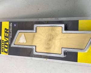 lot 95 image: Chevy Bowtie Hitch Cover