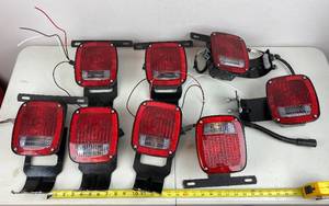 lot 103 image: Various Styles Tail Lights (Qty 8)
