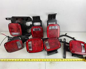 lot 104 image: Various Styles Tail Lights (Qty 7)