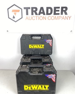 lot 78 image: Four Dewalt Tool Cases