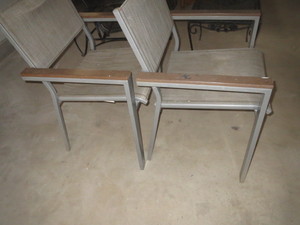 2 Stacking Chairs