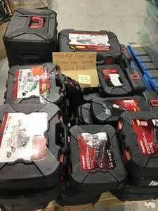 lot 35 image: Pallet of assorted Husky tool sets  all customer returns  different model and conditions