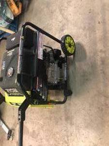 lot 41 image: RYOBI 4000-Watt Gasoline Powered Digital Inverter Generator  in working condition 