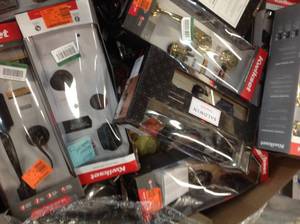 lot 47 image: Gaylord Full of Door Hardware assorted styles and conditions, some in like new condition some missing pcs review pictures