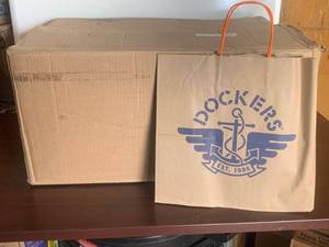 lot 128 image: Kraft Shopping Bags