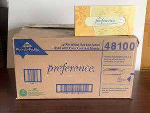 lot 86 image: Preference Facial Tissue