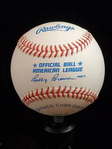 lot 30 image: Denny McLain Autographed Ball