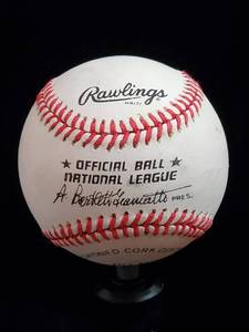 lot 54 image: Ernie Banks Autographed Ball