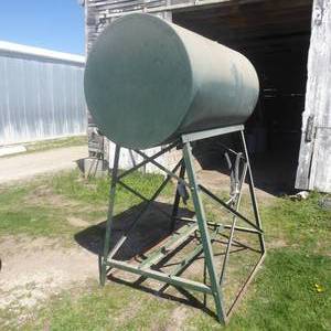lot 24 image: 200 Gallon Diesel Fuel Tank with Filter and Hose
