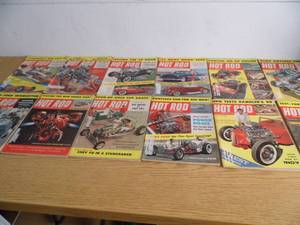 lot 9 image: Hot Rod Magazines