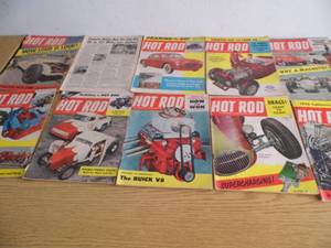lot 14 image: Hot Rod Magazines